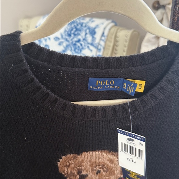 Polo Ralph Lauren Tuxedo Bear Embroidered Sweater - Picture 6 of 13